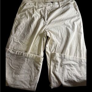 American Eagle Outfitters Cream Corduroy Pants